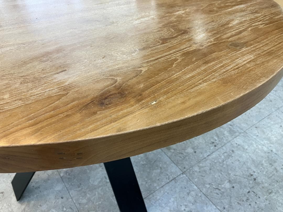 ASPLUND ダイニングテーブル JATI CIRCLE110 ブラウン