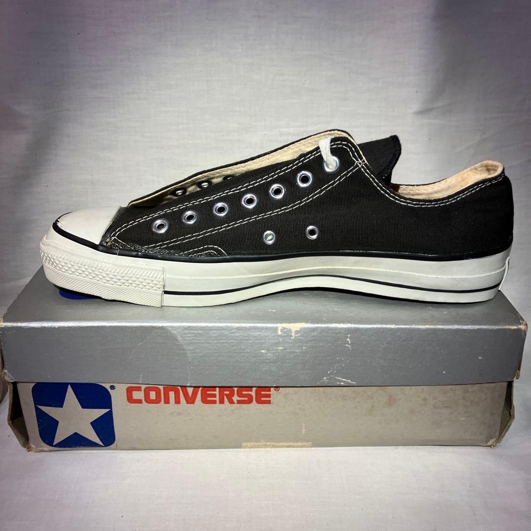 80's デッドストック コンバース　オールスター　USA製ブラック　銀箱12