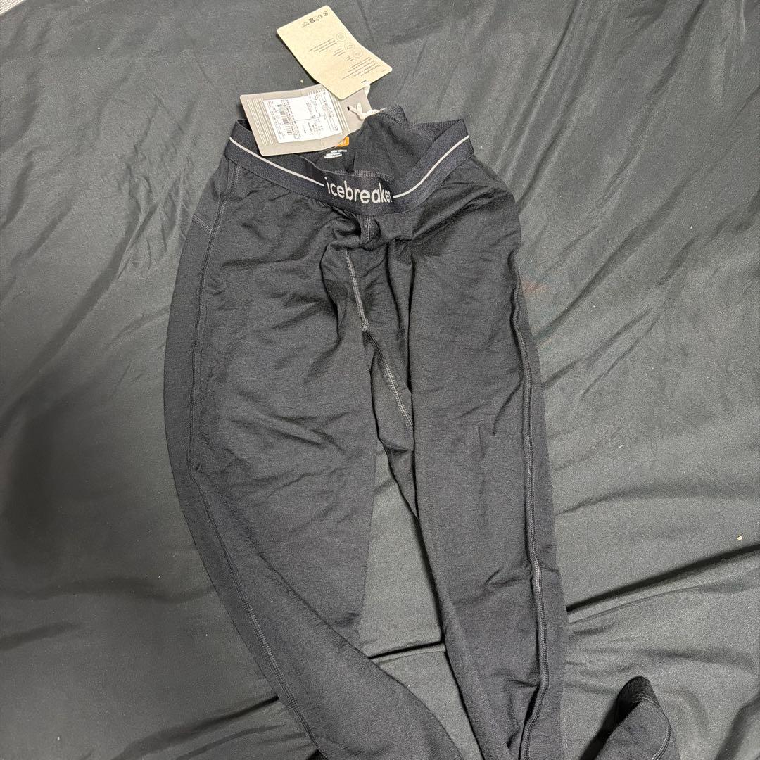 icebreaker 200 オアシス レギンス メンズ ブラック