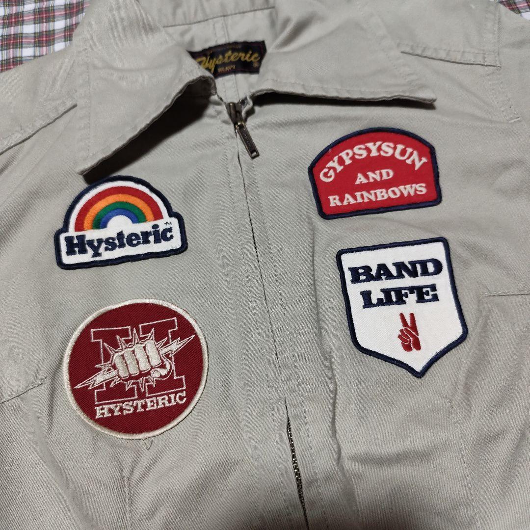 ヒステリックグラマー　ワッペン付ツナギ　ジャンプスーツ　オールドヒス