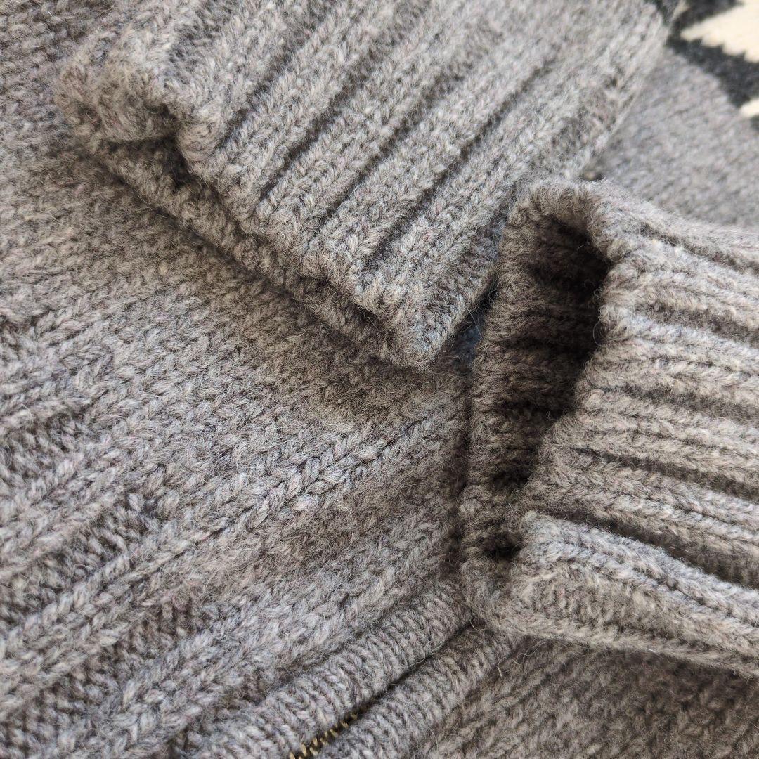 エコ様　極美品　フレームワーク　ジャガードZIPカーディガン