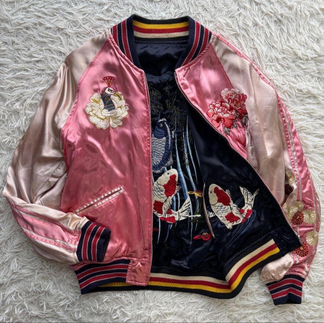 【超激レア良品】ヒューストン　スカジャン　リバーシブル　大幅値下げ可能