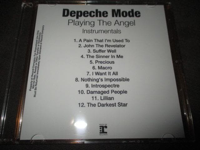 洋楽 Depeche Mode Playing The Angel (Inst!!)
