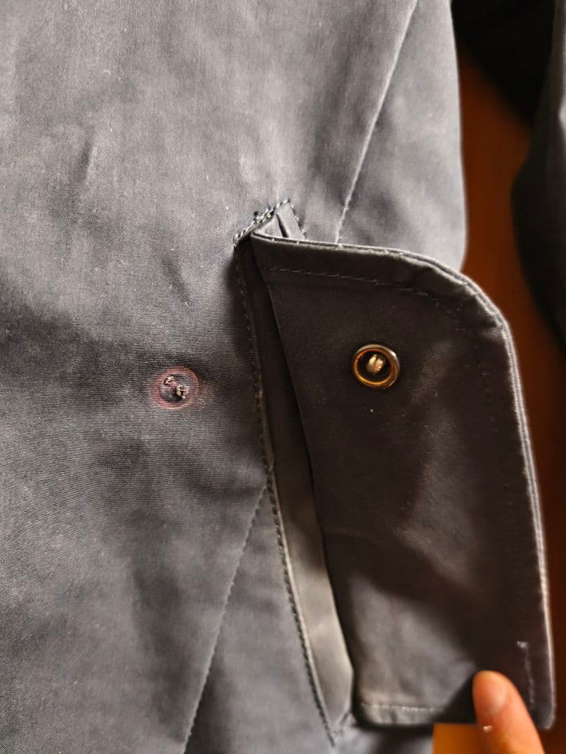 【イタリア製】FC BARCELONA×REPLAYネイビー トレンチコート