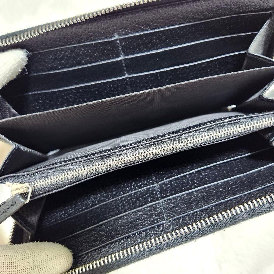 ✨新品同様　付属品完備✨グッチ　長財布　ラウンド キャンバス　ジャンボGG 黒