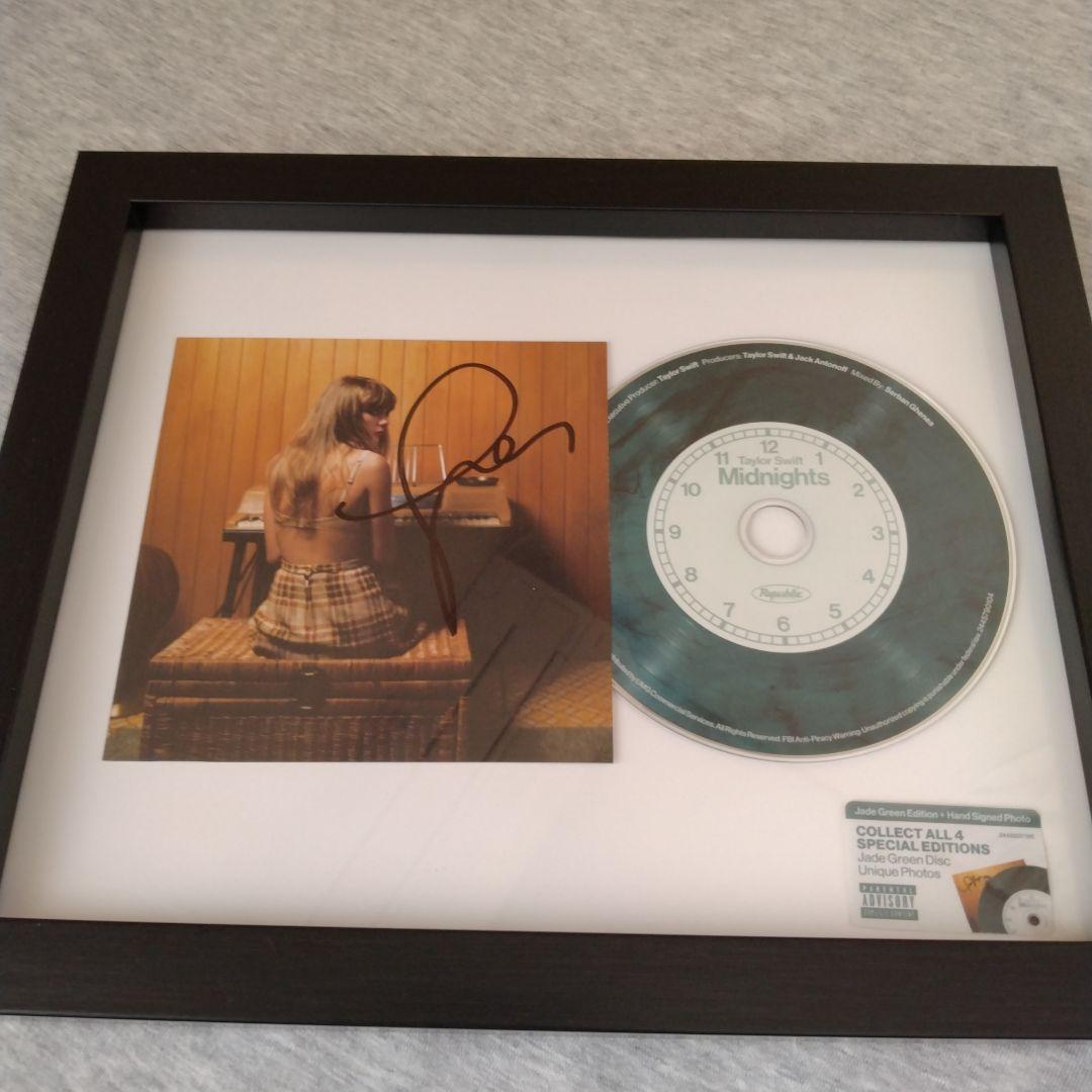 Taylor Swift サイン入りアルバム「Midnights」額装