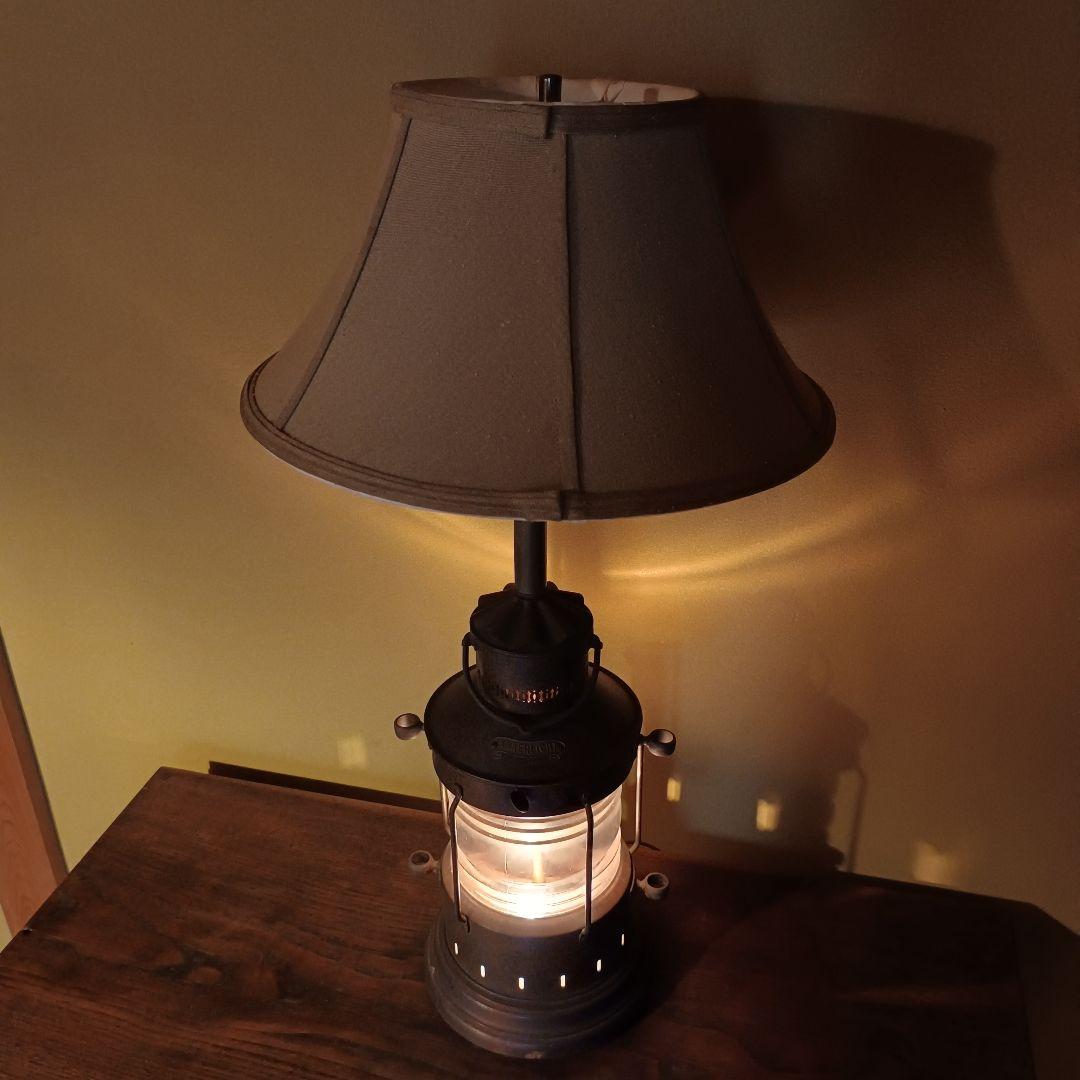 【希少 ヴィンテージ】ランタン フロアライト 船舶ランプ マリンライト 日本船舶