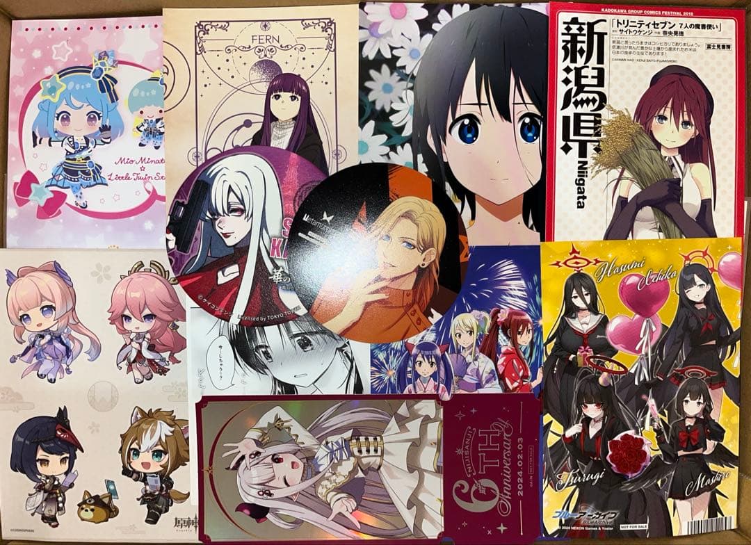 アニメグッズ キャラクターグッズ 紙雑貨 紙類 1500点以上 大量 まとめ売り