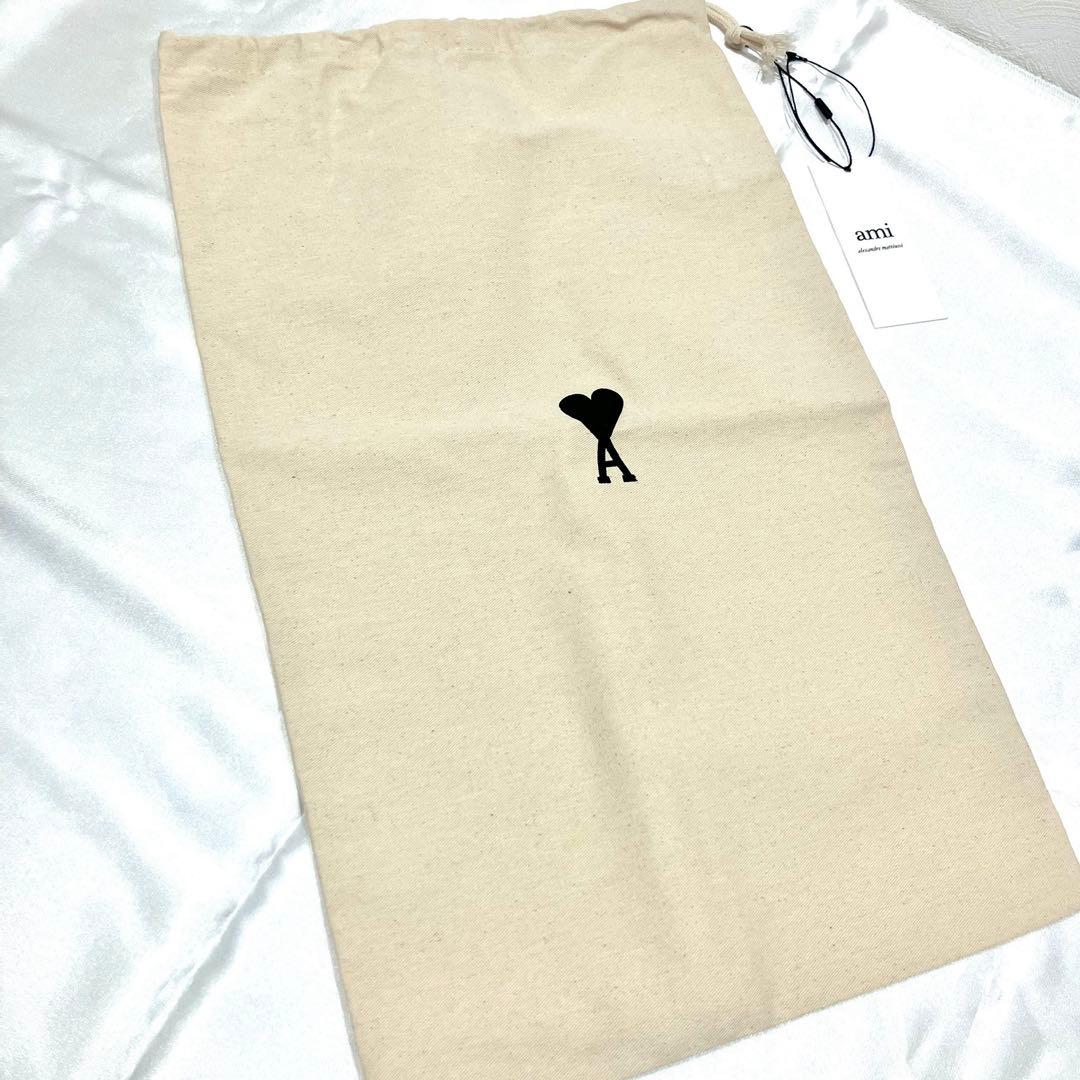 AMI PARIS アミパリス マフラー ネイビー 袋 新品 未使用