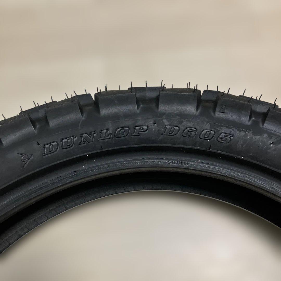 新品未使用 ダンロップ D605 4.60-17 62P 2025年12週製造