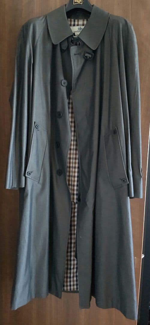 【新品・未使用】Aquascutumトレンチコート 英国製・Cotton100%