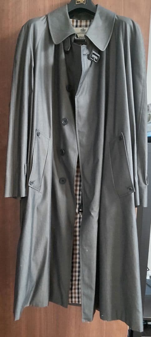【新品・未使用】Aquascutumトレンチコート 英国製・Cotton100%