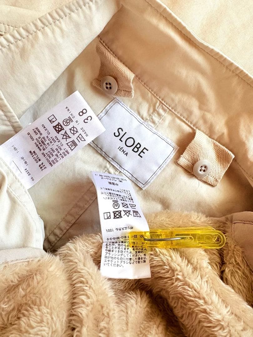 slobe IENA 3wayモッズコート38 ＊裾紐欠損