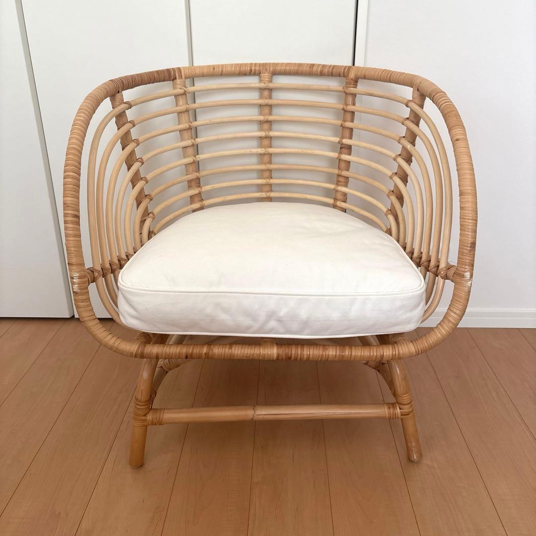 IKEA BUSKBO イケア　ブスクボー　パーソナルチェア　ラタン