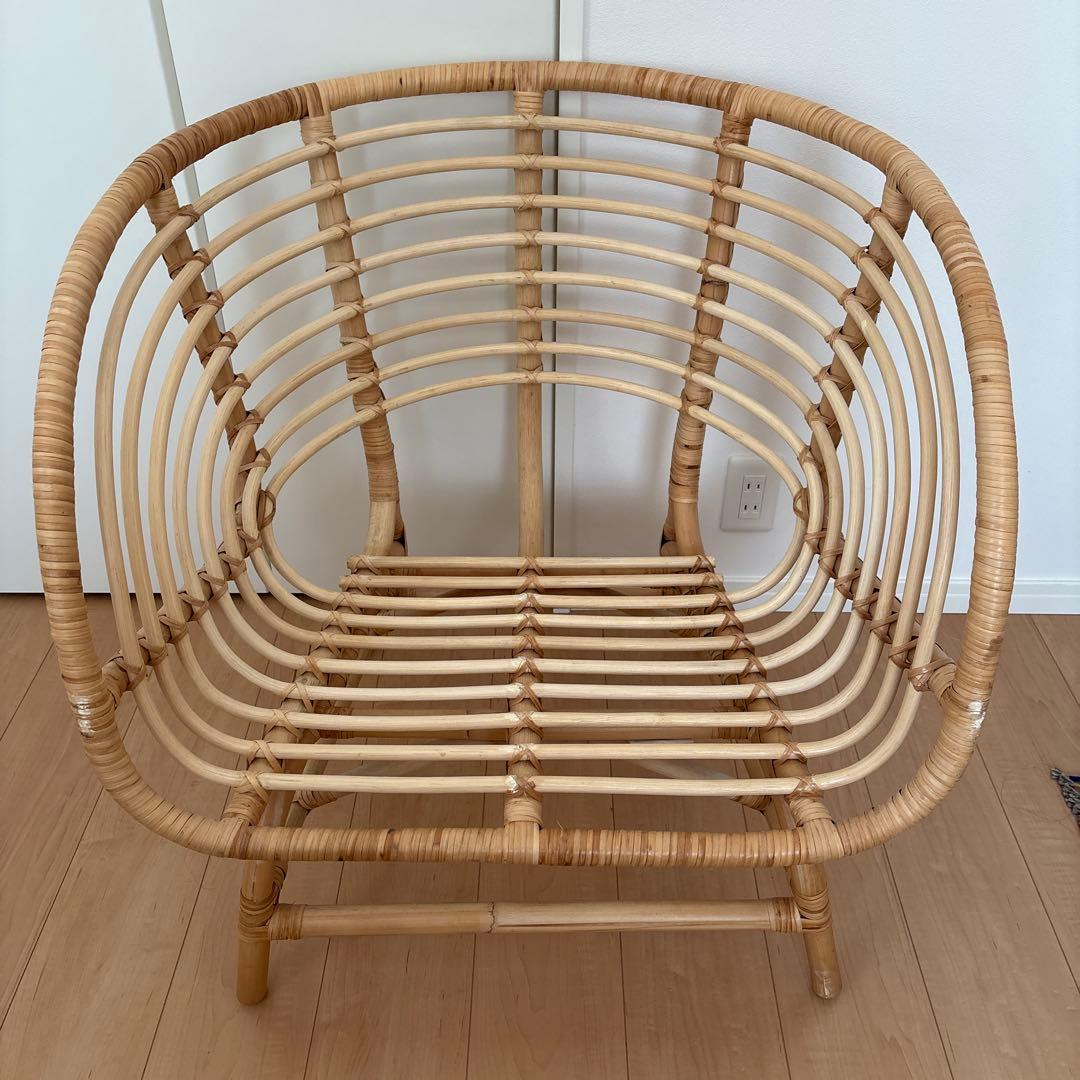 IKEA BUSKBO イケア　ブスクボー　パーソナルチェア　ラタン