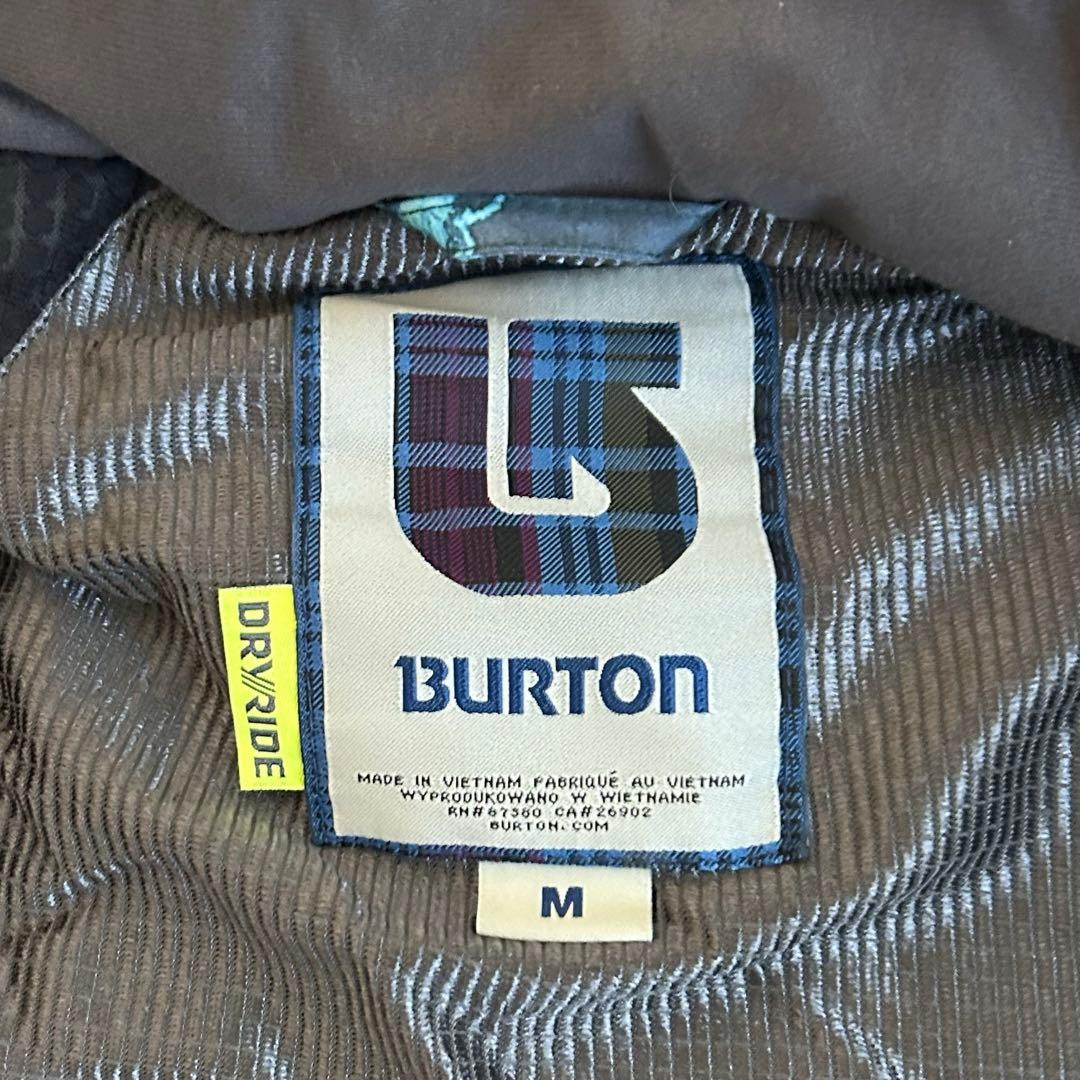 BURTON メンズ　スノーボードウエア　M 上下セットアップ
