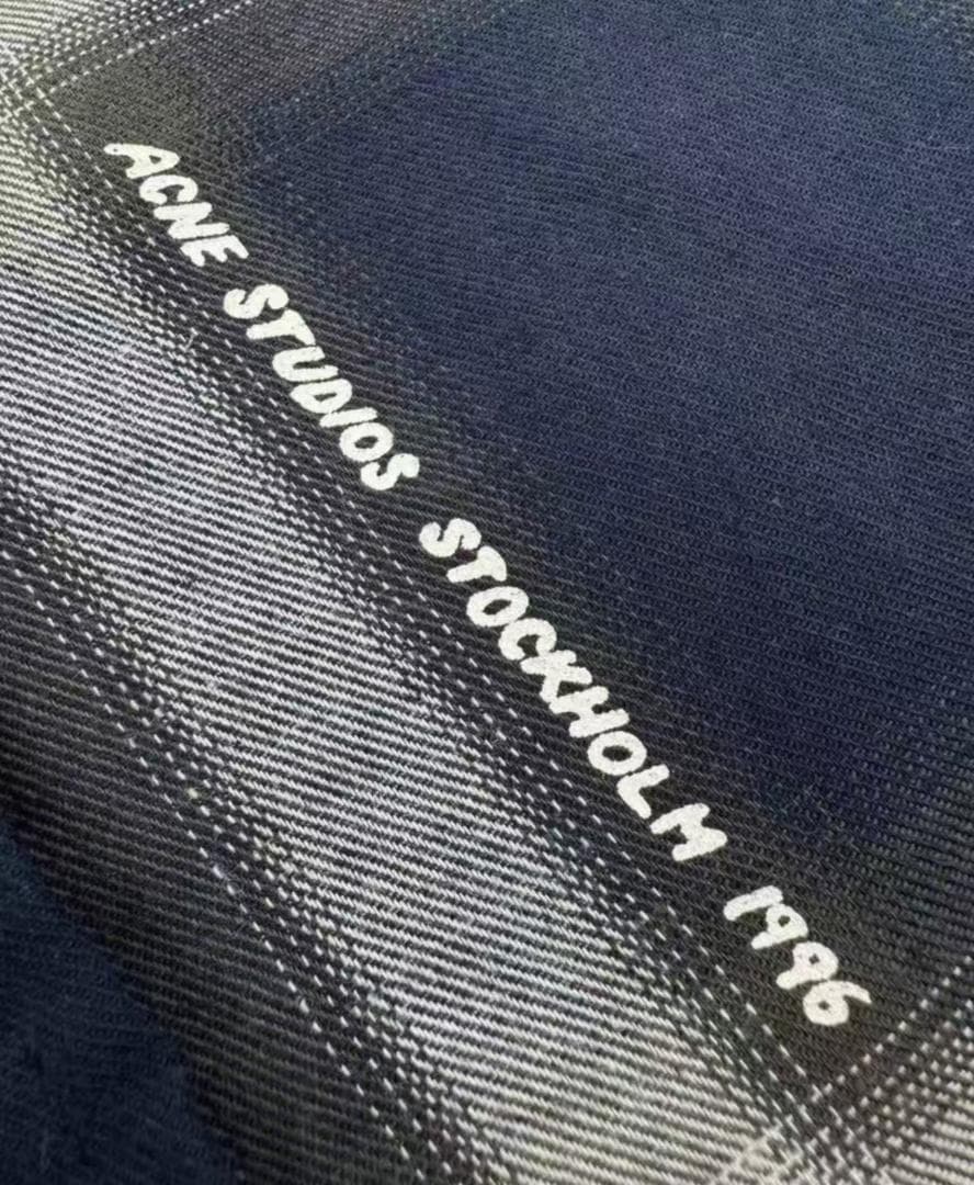 Acne Studios チェック柄 ボタンダウンシャツ 46