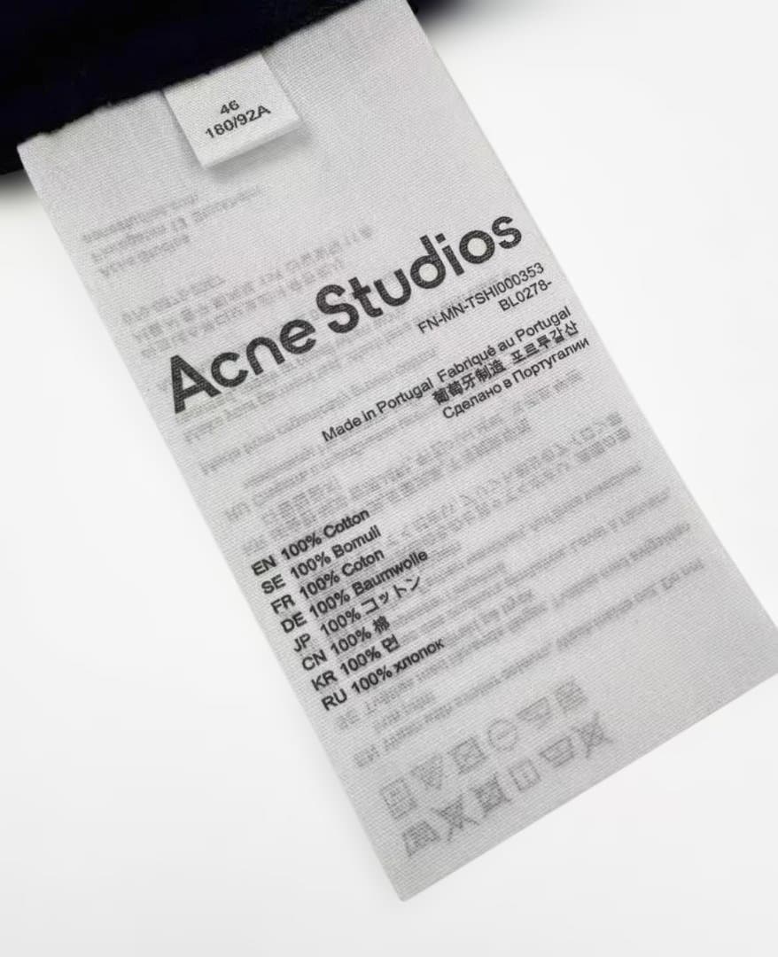 Acne Studios チェック柄 ボタンダウンシャツ 46