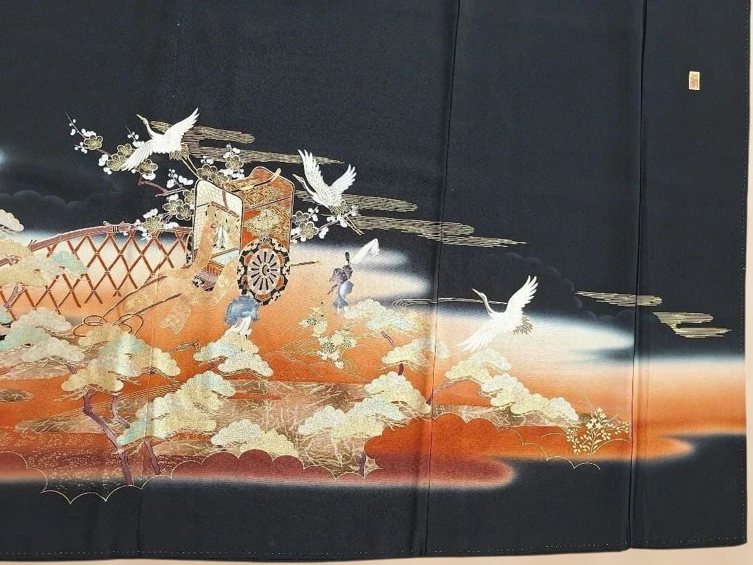 着物リメイクワンピース3612