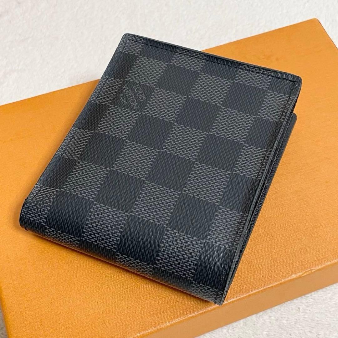 ルイヴィトン ダミエ　ポルトフォイユ マルコ　グラフィット