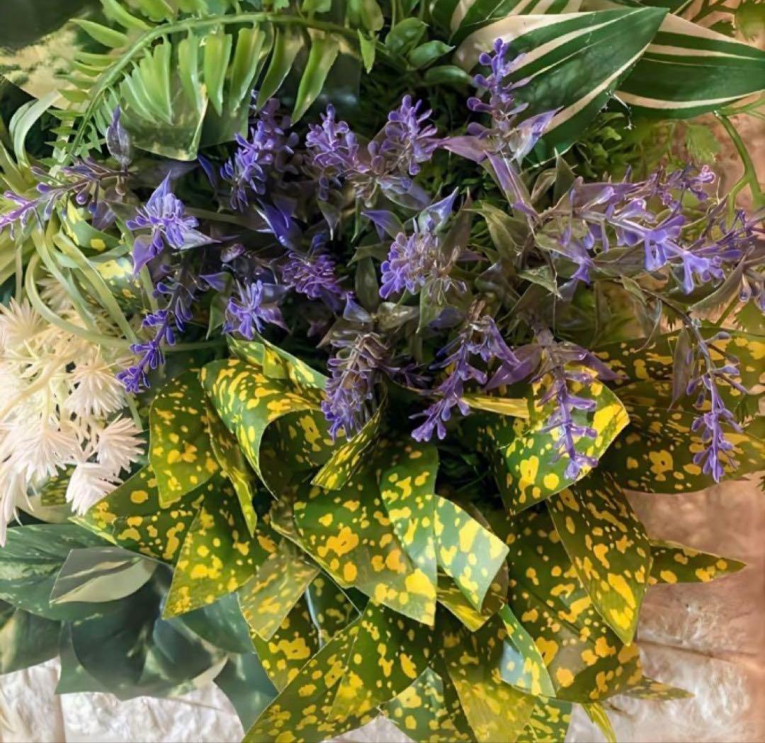 光触媒　人工観葉植物　ウォールグリーン　フェイクグリーン　壁掛け　402050