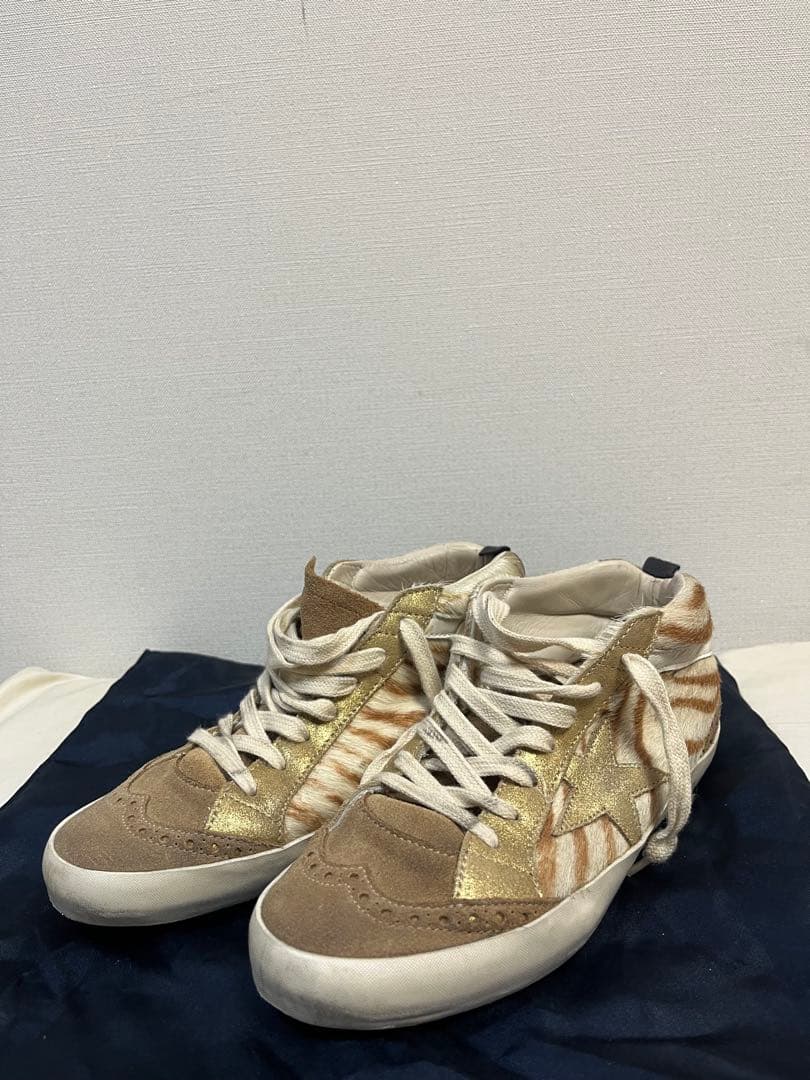 MIDSTAR Golden  ゴールド/ベージュ スニーカー
