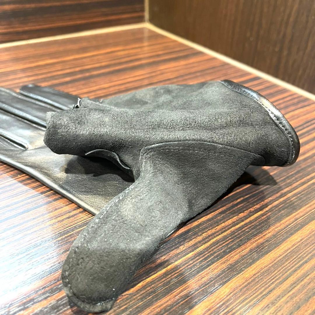 RATS DRIVING GLOVE レザーグローブ 黒 ブラック M ギフト