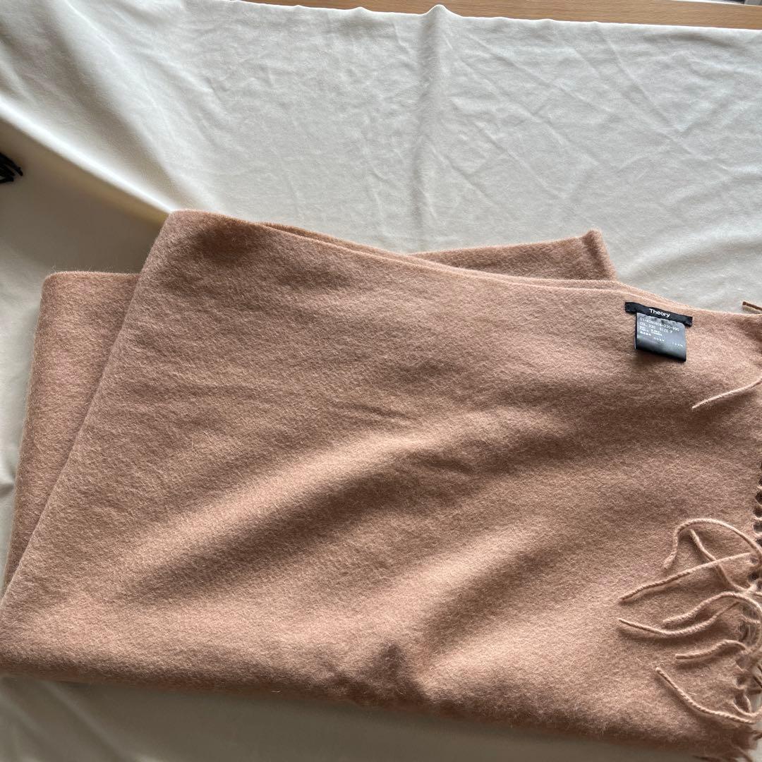 Theory ベージュ ストール サイズF 美品