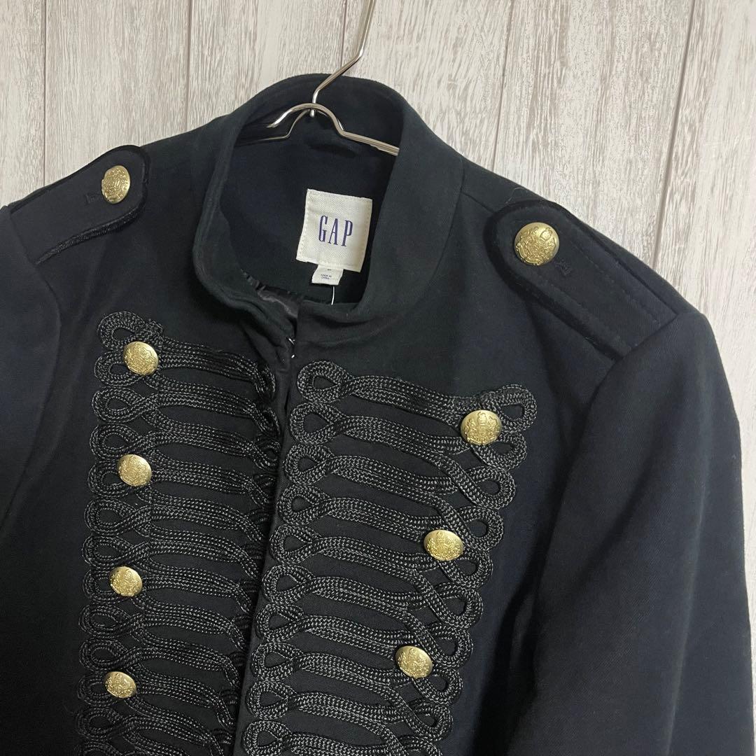 人気デザイン✨GAP ギャップ ナポレオンジャケット　金ボタン　ブラック　M