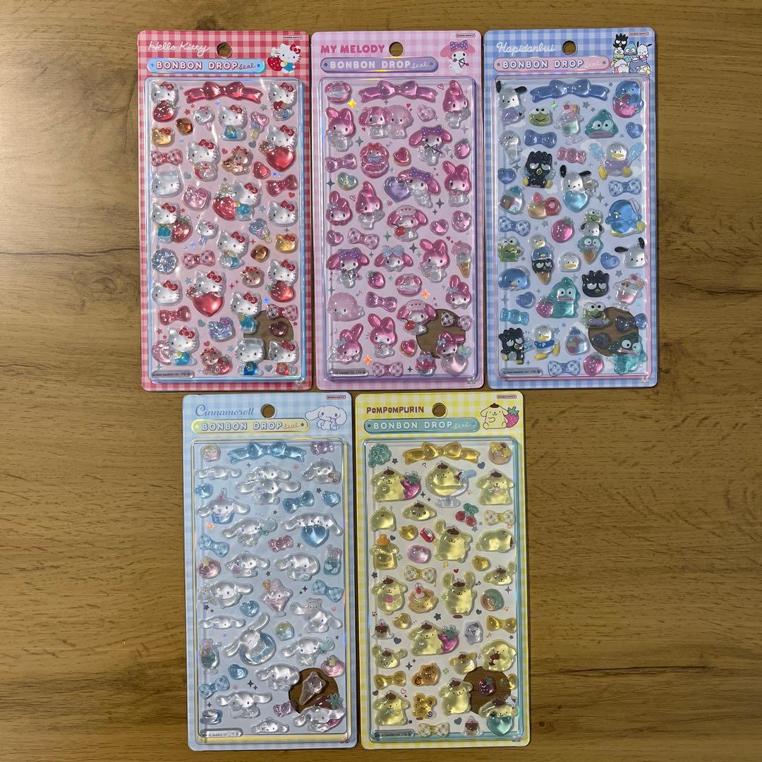 ボンボンドロップシール ディズニーサンリオセット
