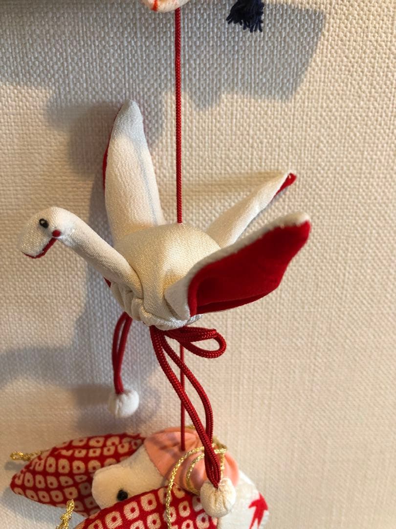 桃の節句の壁掛け①　吊るし飾り　吊るし雛