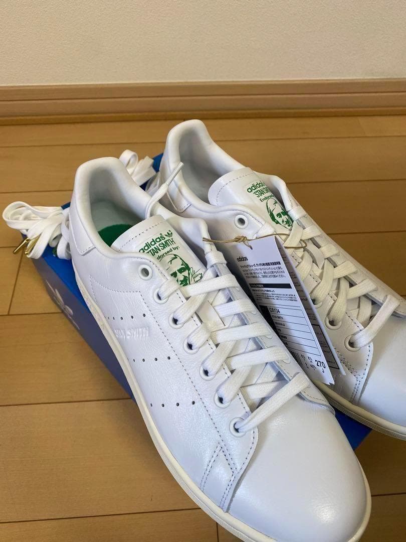 ‼️天然皮革‼️新品✨スタンスミス adidas 27.0 　エアフォース1白黒