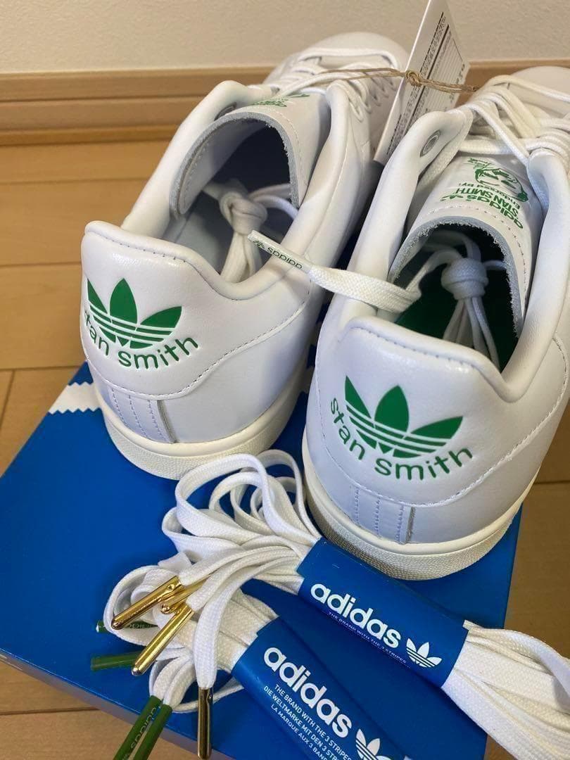 ‼️天然皮革‼️新品✨スタンスミス adidas 27.0 　エアフォース1白黒