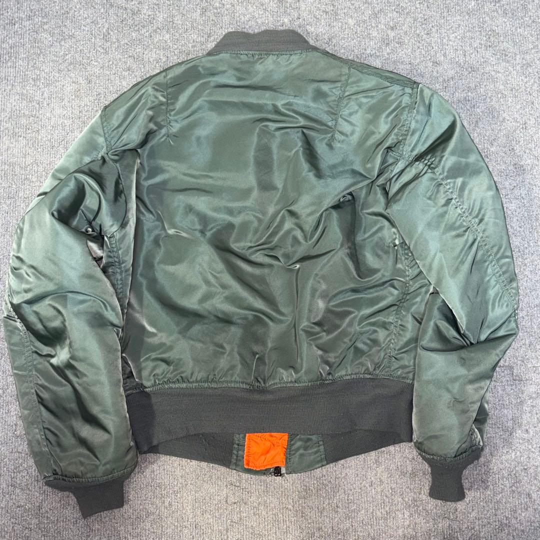 【USA製90s】【極美品✨️】ALPHA INDUSTRIE ma-1 カーキ