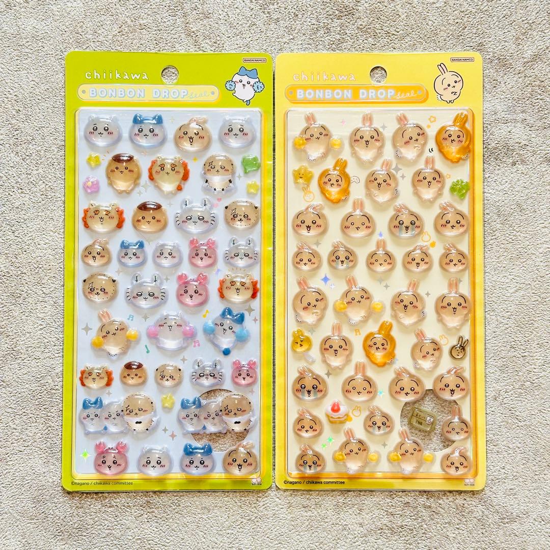 未開封正規品★ちいかわ ボンボンドロップシール 第一弾&第二弾 全8種