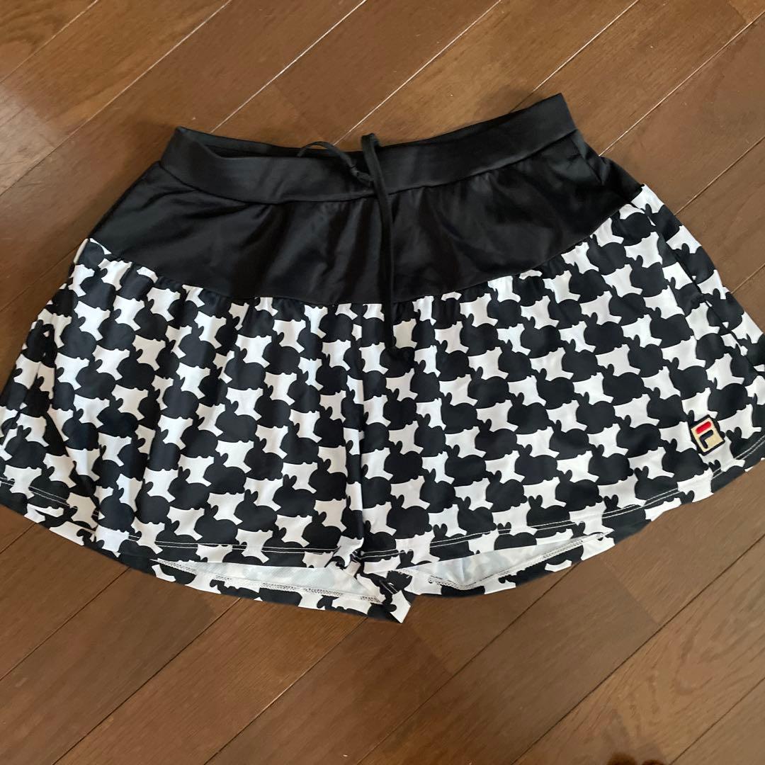 FILA ウサギ柄 Tシャツ ショートパンツ セット M