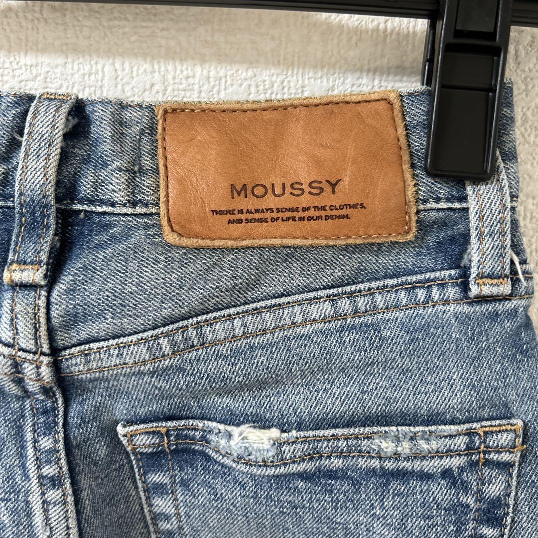 MOUSSY MVS FLARE フレアデニム 23インチ ブルー