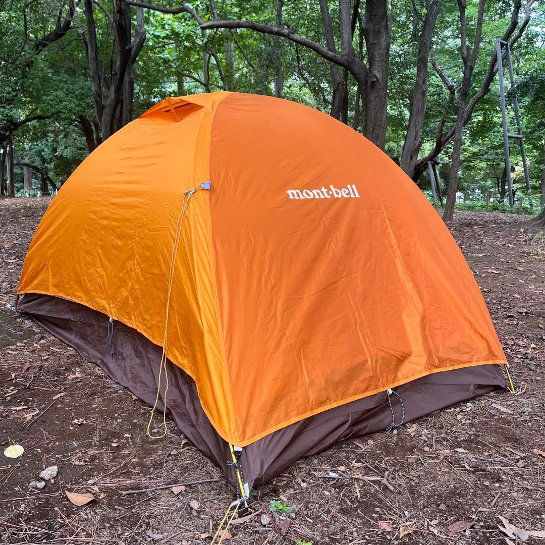 montbell モンベル　クロノスドーム 2型　オレンジ　テント　2人