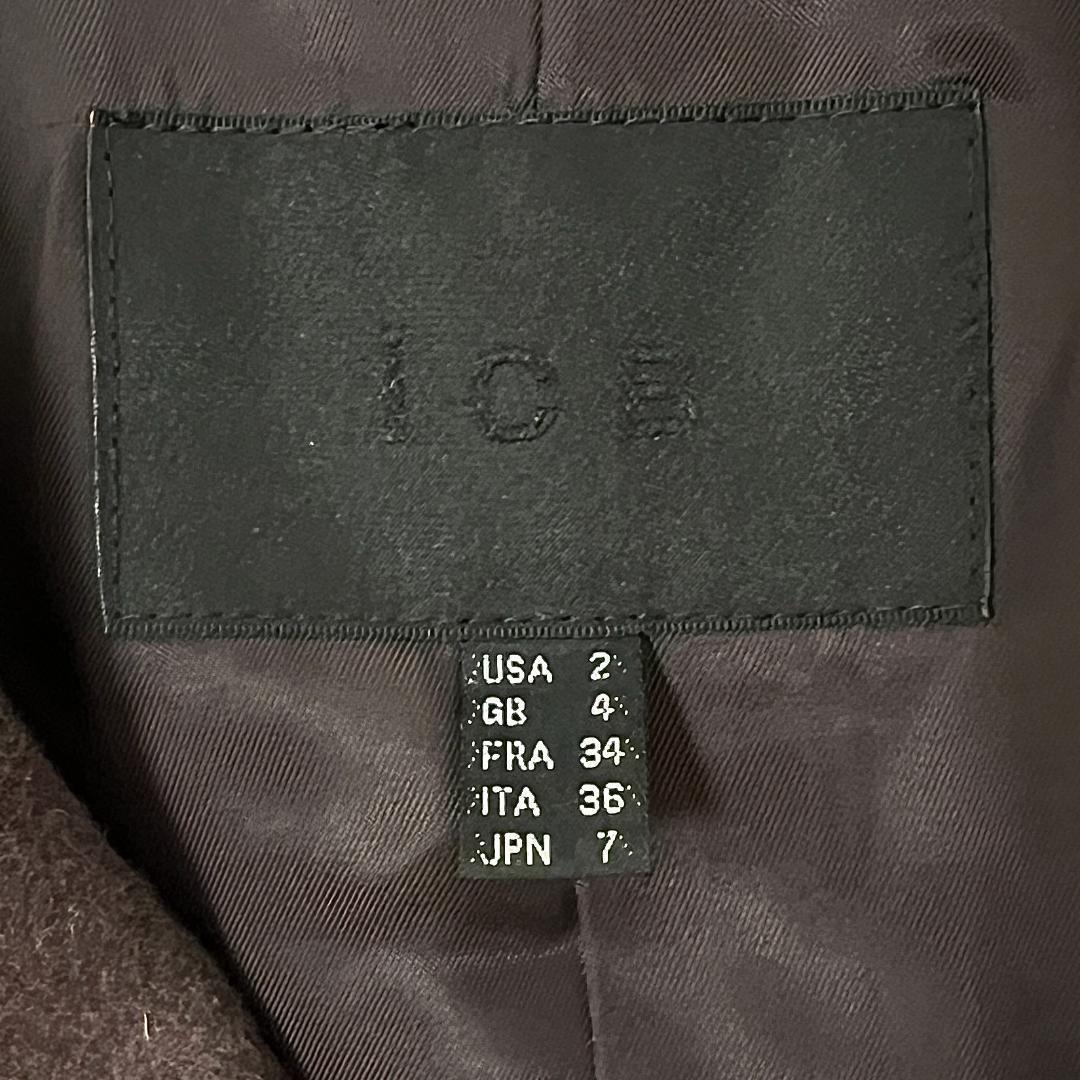 【美品】ICB ウールカシミヤ ガウン ロングコート ブラウン M ゆったり