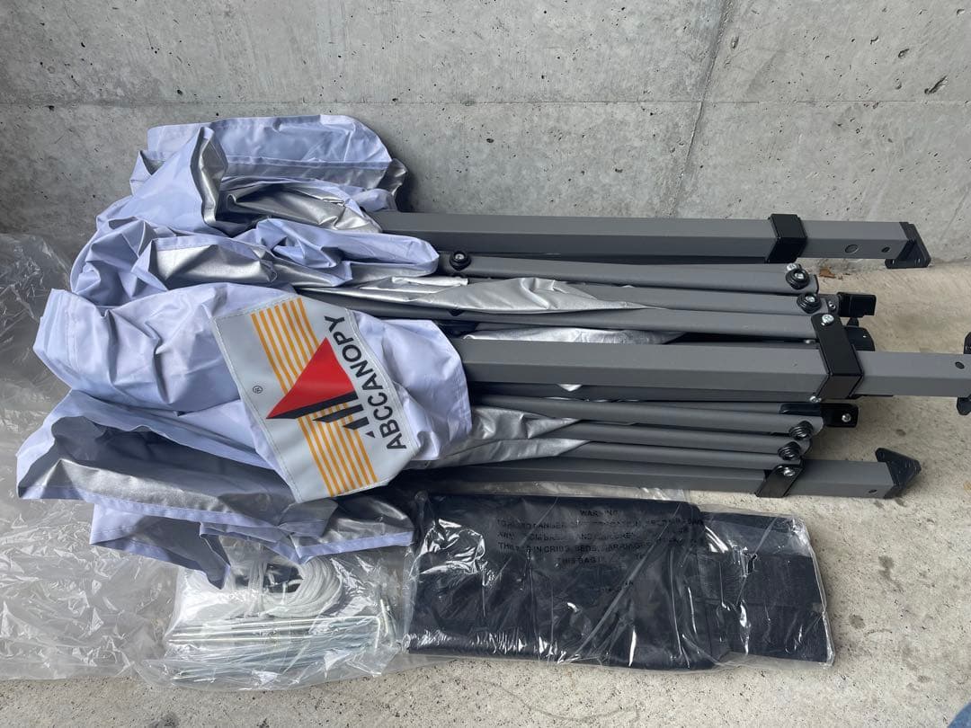 ABCCANOPY ワンタッチタープテント 2m×2m ホワイト