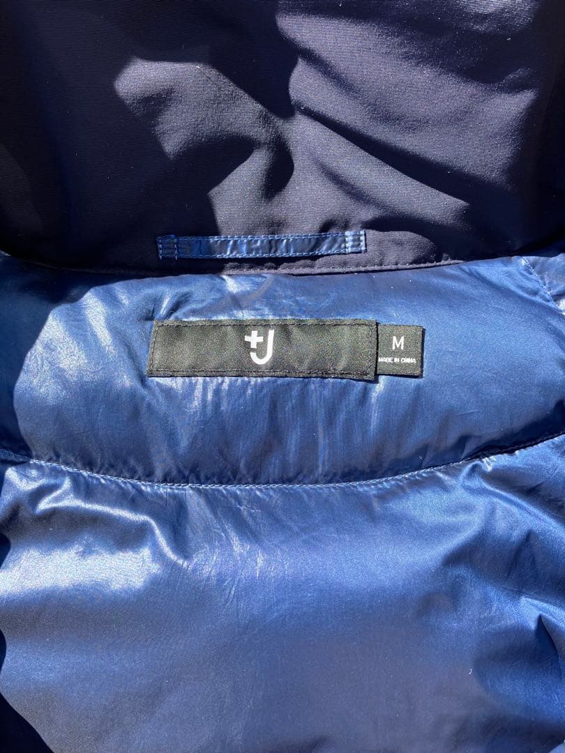 UNIQLO +J ハイブリッドダウンジャケット　ネイビー　ジルサンダー　M