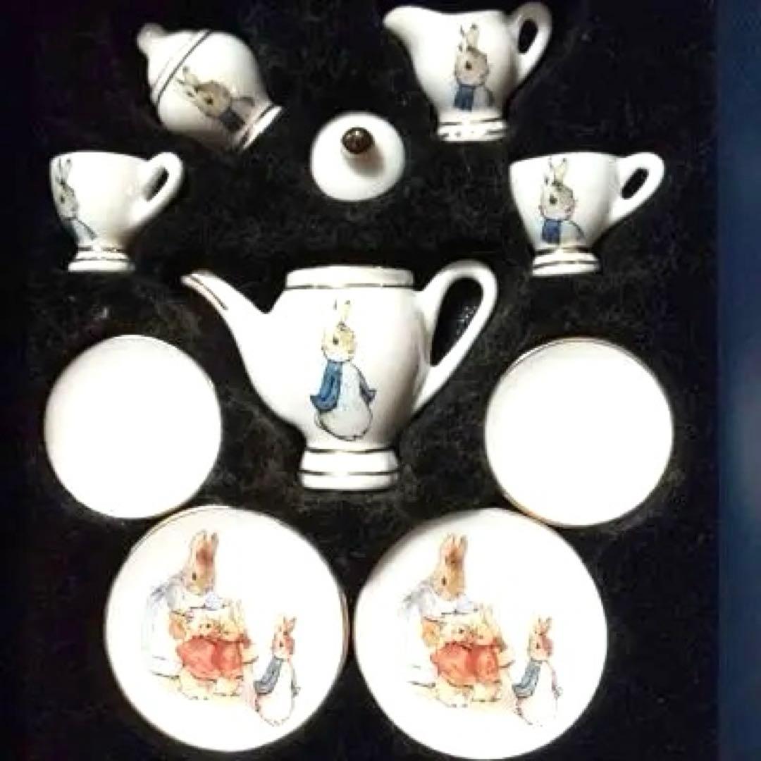 （新品）Mini Porzellan Set ピーターラビット ティーセット陶器