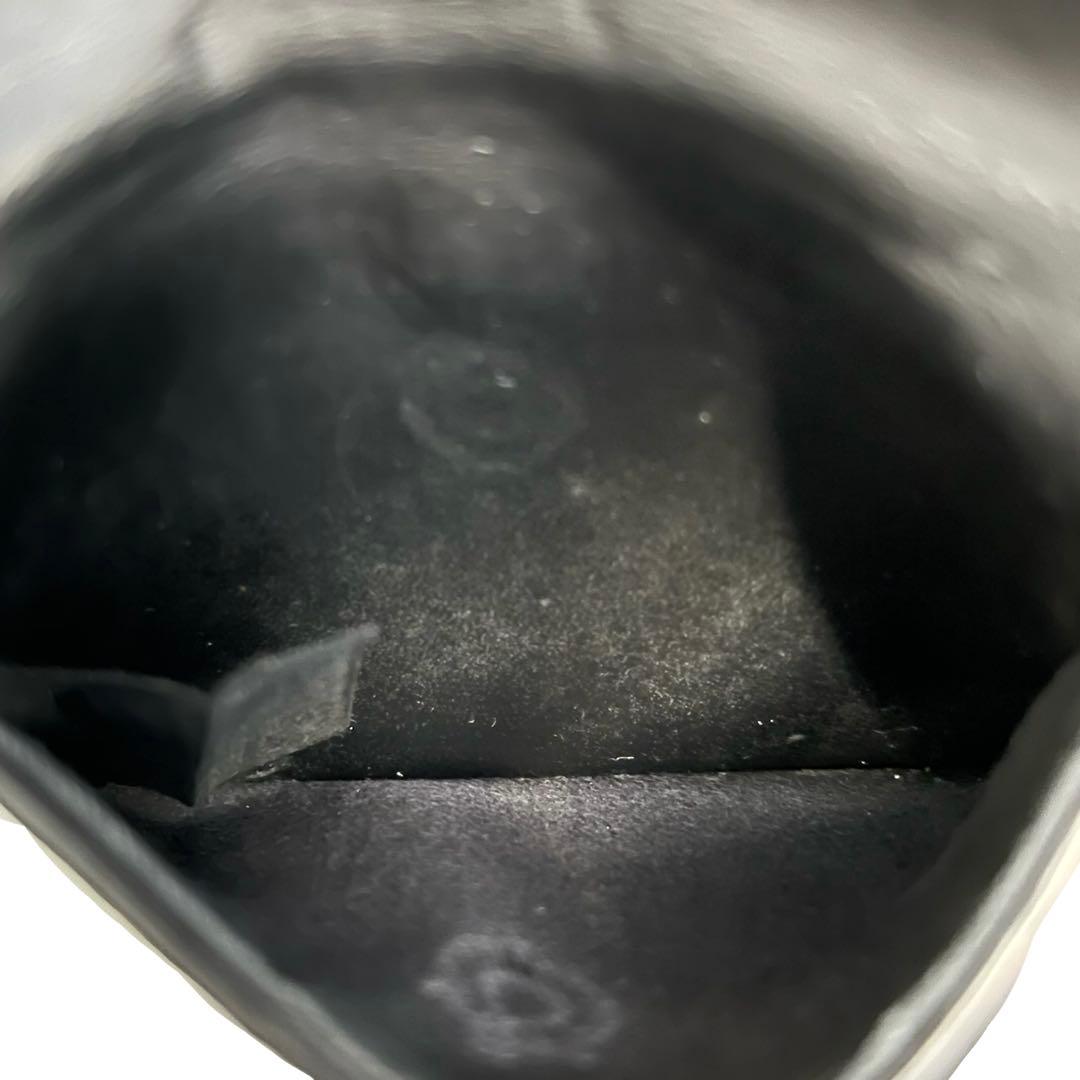 希少✨メゾンマルジェラ 三つ折り財布 4ステッチ レザー ブラック 黒