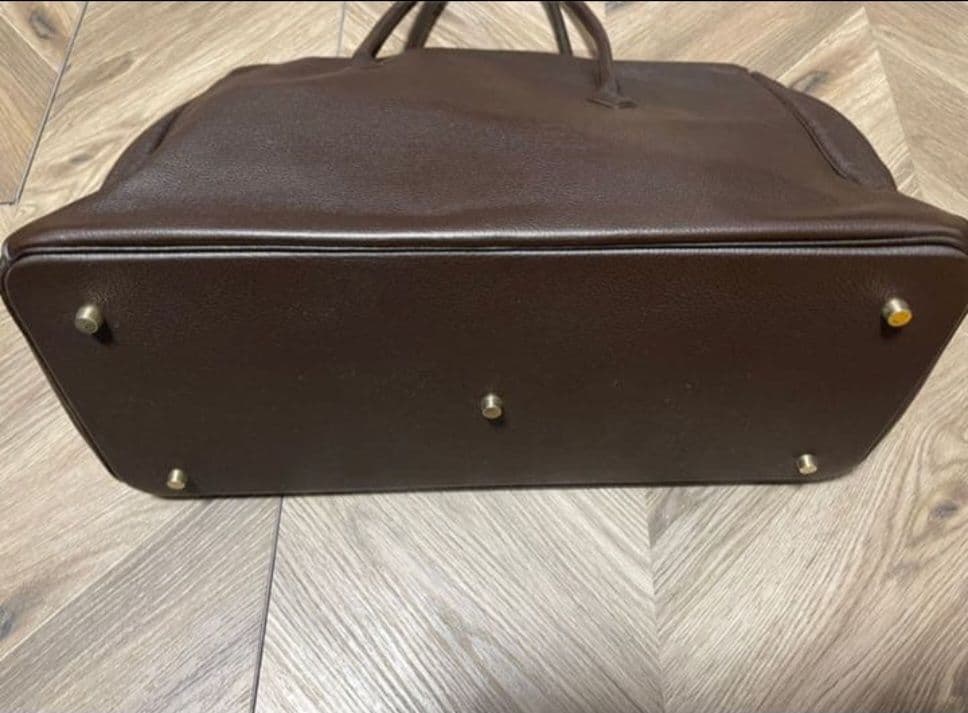 【美中古】Cisei フラップトートバッグ　983 ダークブラウン