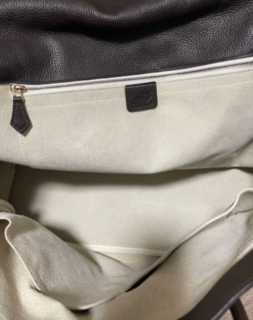 【美中古】Cisei フラップトートバッグ　983 ダークブラウン