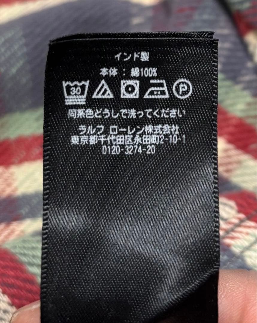 RRL Double RL ダブルアールエル シャツ ネルシャツ M