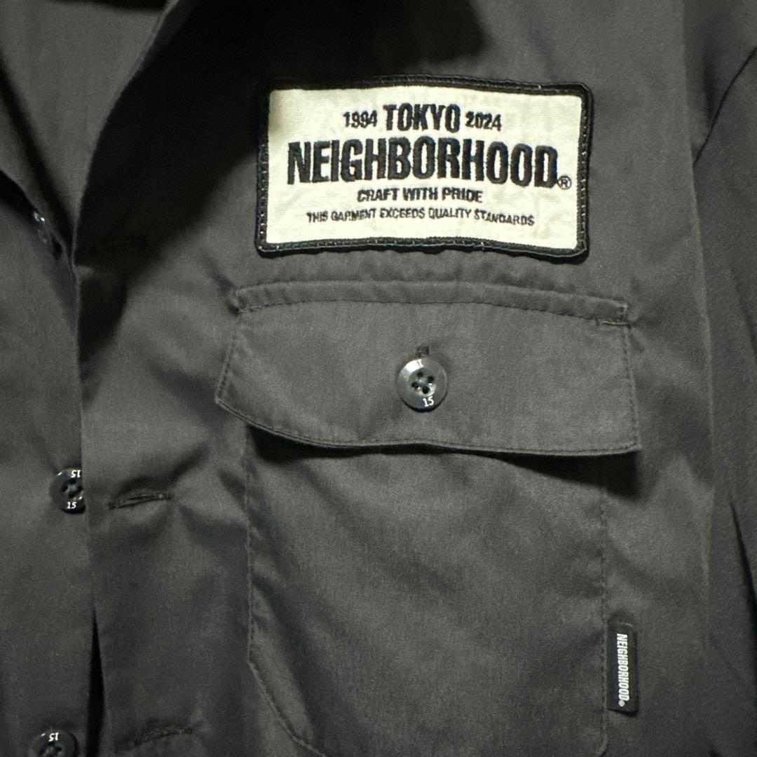 NEIGHBORHOOD 長袖シャツ チャコールグレー SMALL