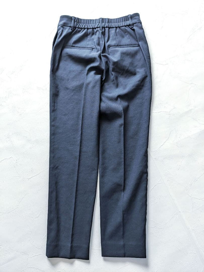 プラステ　パンツスーツ　ネイビー　ノーカラー　Ｓ/М　セットアップ