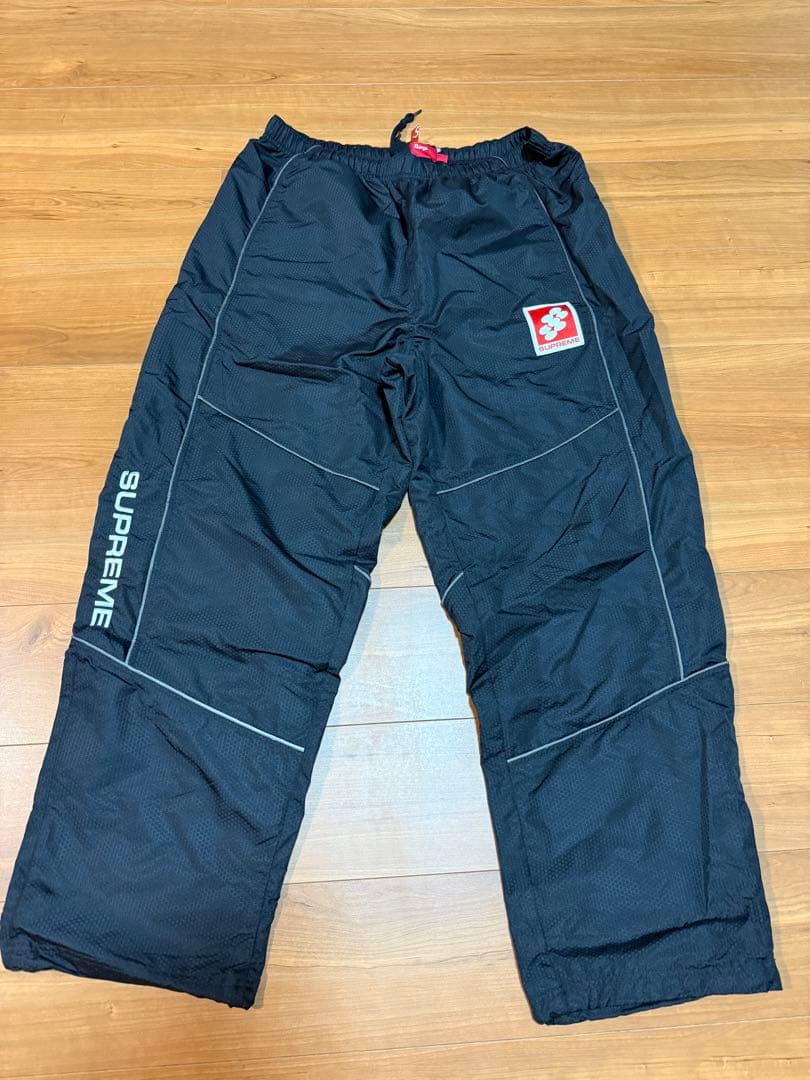 Supreme reflective piping track pants 新品