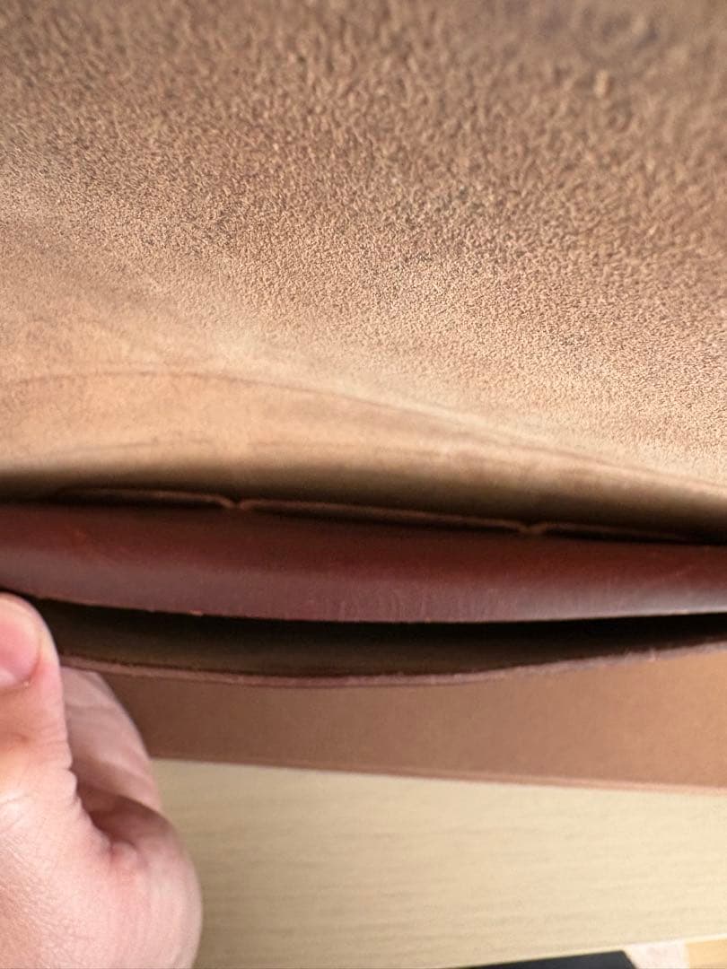 MOTO レザー 長財布 ブラウン トラッカーウォレット